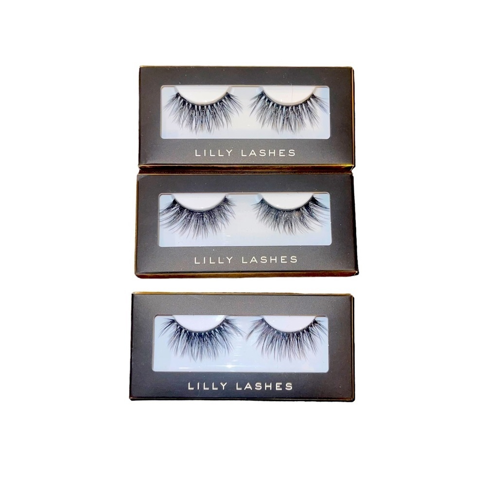 BUNDLE LILLY LASHES Premium Synthetic Faux Mink Lash (3 Pairs) NWT
